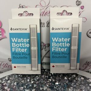 Santevia water filter bottle adds minerals filters to clean drinking water 💧